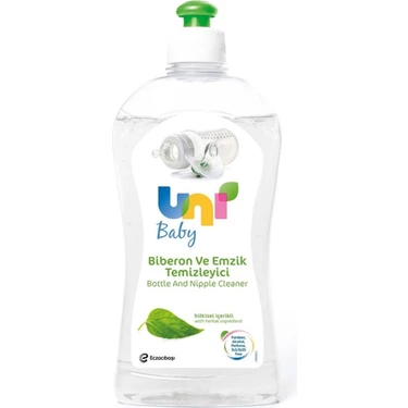 Uni Baby 500 ml Biberon ve Emzik Temizleyici Deterjan Alkol ve Paraben