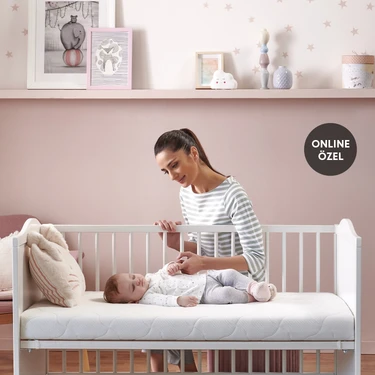 Yataş Mini Cottony Doğal İçerikli Yıkanabilir Kılıflı Sünger Bebek