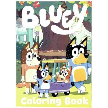 Parti Dükkanım Bluey Boyama Kitabı Stickerlı (16