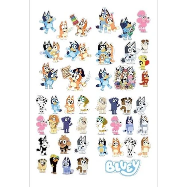 Parti Dükkanım Bluey Sticker 33*48