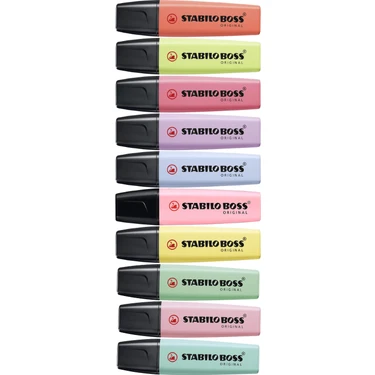 Stabilo Boss Pastel Fosforlu Kalem 10