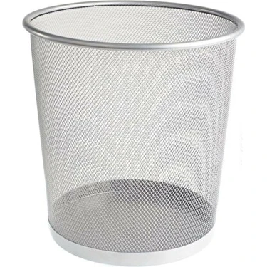 Sert Kırtasiye Metal Perfore Çöp Kovası 11 Lt