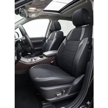 Mevas Monza Siyah Serisi Fiat Fiorino Koltuk Kılıfı Tam Set Arka Koltuk