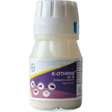 Bayer K-Othrine SC 50 Konsantre Haşere İlaçı 50 ml Hamamböceği ve Sivrisinekler için Etkili
