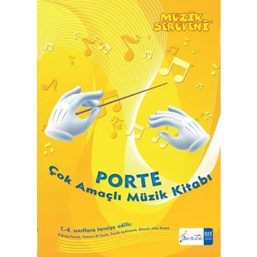 Porte Çok Amaçlı Müzik Defteri 1.- 4. Sınıf Arası (Portemem Müzik
