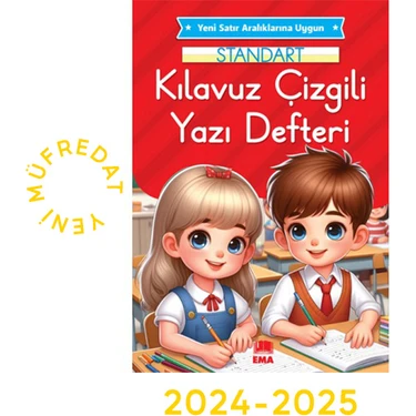 İkra Kırtasiye Kılavuz Çizgili Güzel Yazı Defteri Standart 16×24 Orta Boy – 2024-2025 Yeni