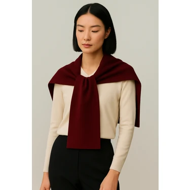 Wega Moda Kare Parçalı Patchwork Atkı - Spor Triko Örme Omuz Atkısı | Unisex Boho Şal -