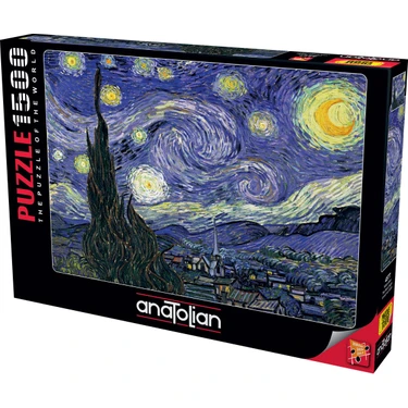 Anatolian 1500 Parçalık Puzzle Yıldızlı Gece Türkiye Menşeli Eğlenceli