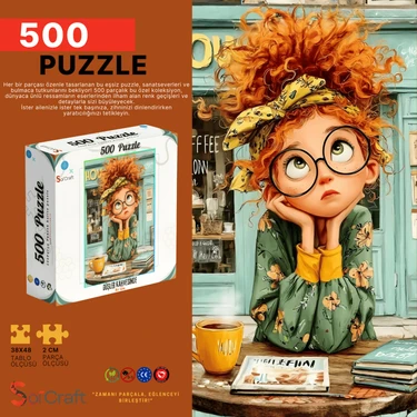 Soi Craft 500 Parça Puzzle Düşler Kahvesinde Bir