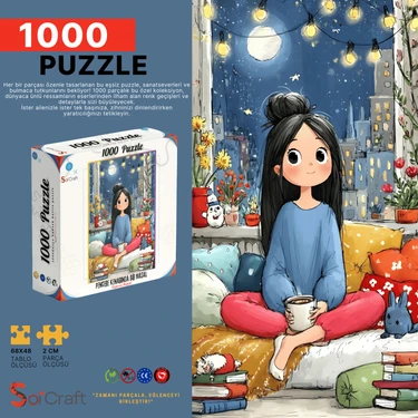 Soi Craft 1000 Parça Puzzle Pencere Kenarında Bir
