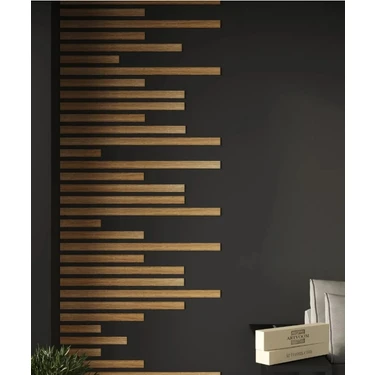 Arbecha Duvar Dekorasyon Çıtası 5 Farklı Ebat (100 cm +80 cm +60 cm +40 cm +20 cm )TOPLAM 25 Adet