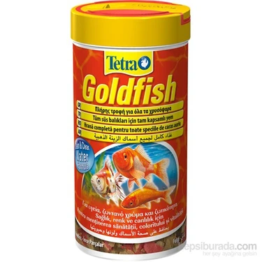Tetra Goldfısh 250 Ml Balık Yemi Japon Balıkları İçin Yüksek Kalite Pul