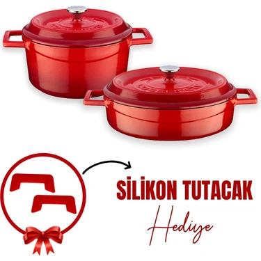 Lava Döküm 2x Trendy Serisi 5 Parça Tencere