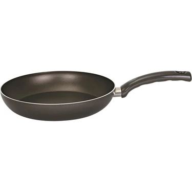 Mehtap Onyx Düz Tava Teflon Kaplama 32 cm Kahverengi Renkli Dayanıklı Mutfak