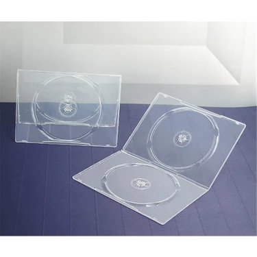 Uslucan Alışveriş Elba QD-342.7F-SU 2li Parlak Şeffaf 7mm DVD Kutusu 10