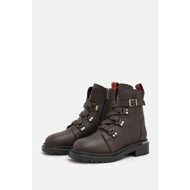 Harley Davidson Dark Brown Kadın Bot &