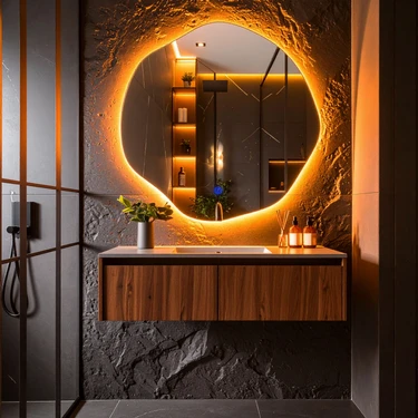 Kael Amber Led'li Lavabo & Banyo Aynası (Dokunmatik