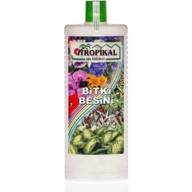 Tropikal Bitki Besini 1000 ml Sıvı Gübre Tüm Bitkiler İçin Özel