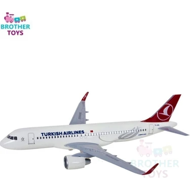 Brother Toys Turkish Airlines Metal Aksamlı Sesli Işıklı Çek Bırak Oyuncak Uçak Türk Hava Yolları