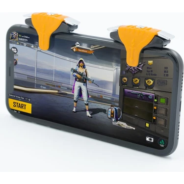 Jopus Pubg Oyun Jo-Gt01 Tetik Sarı Ergonomik Tasarım İle Hızlı Ve Hassas Oyun