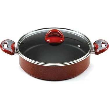 Taç Granit Karnıyarık Tenceresi 22 cm / Basık