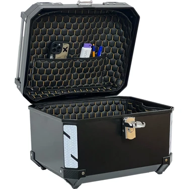 Tex 70055 Siyah Arka Çanta 50 Litre ABS Malzeme Özellikleri ile Dayanıklı ve