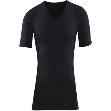 Bsm Unisex V Yaka Kısa Kol Termal Body