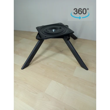 Barermo 22 cm Döner Koltuk Ayağı, Koltuk Ayağı, Döner Ayak, Berjer Ayağı, Döner Berjer, Döner