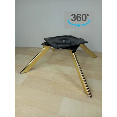 Barermo 22 cm Döner Koltuk Ayağı, Koltuk Ayağı, Döner Ayak, Berjer Ayağı, Döner Berjer, Döner