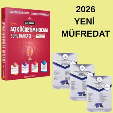 Liyakat Yayınları Açık Lise 9.10.11.12 Sınıf Tüm Dersler Soru Bnkası+Çıkmış Soru-Aöl Yeni