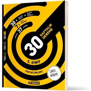 5. Sınıf Fen Bilimleri 30 Haftalık Deneme Hız