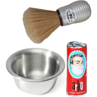 Arko Men Sakal Tıraş Seti (Sakal Tıraş Fırçası, Cool Sakal Tıraş Seti, Fırçası, Tası,