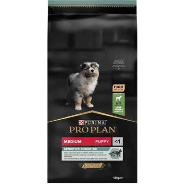 Pro Plan Puppy Sensitive Digeston Kuzu Etli Yavru Köpek Maması 12