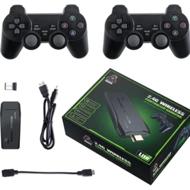 Teknoloji Gelsin Gaming Atari 2.4g Uyumlu Kablosuz Çift Kol Atari Retro 20000 Oyun Game