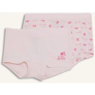 DeFacto Barbie Penye 2'li Boxer Kız Çocuk