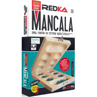 Redka Ahşap Kapaklı Mangala  Akıl Mantık Zeka ve Strateji