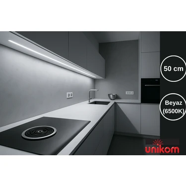 Unikom Mutfak Tezgah Altı Dekoratif  LED Aydınlatma Armatür 50 cm On-Off Tuşlu