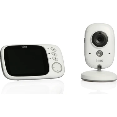 Bebevo VM903 Video Bebek Monitörü - 720p Çözünürlük, Gece Görüşü ve Sıcaklık Ölçer Özellikleri ile,