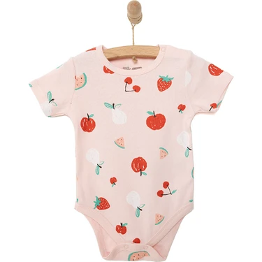 HelloBaby Hayvan Desenli Kısa Kol Body Kız