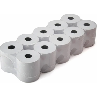 Umur 80 Mm x 30 M Termal Rulo 10'lu Paket Beyaz Renkli Yerli Üretim Kırtasiye
