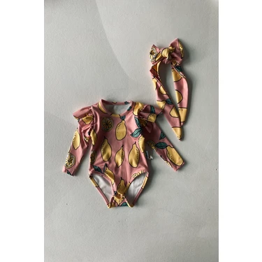 RG Brand UV Korumalı Bebek Fırfırlı Uzun Kollu Mayo – Güneş Korumalı Bebek