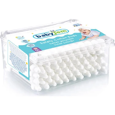 Babyjem Güvenli Bebek Kulak & Burun Çubuğu - 60