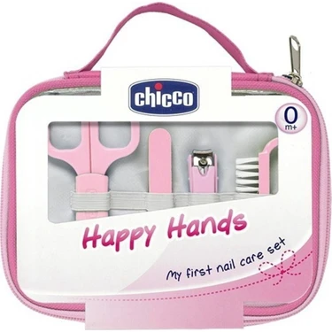 Chicco Pembe Tırnak Bakım Seti 0-36 Ay İçin Hipoalerjenik Özellikli Güvenli