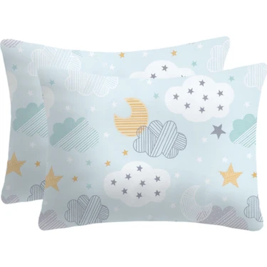 Lief Home %100 Pamuklu Fermuarlı Bebek Yastık Kılıfı | 35X45 ( 2 Adet