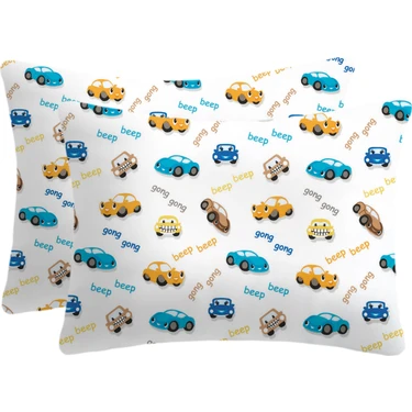 Lief Home %100 Pamuklu Fermuarlı Bebek Yastık Kılıfı | 35X45 ( 2 Adet
