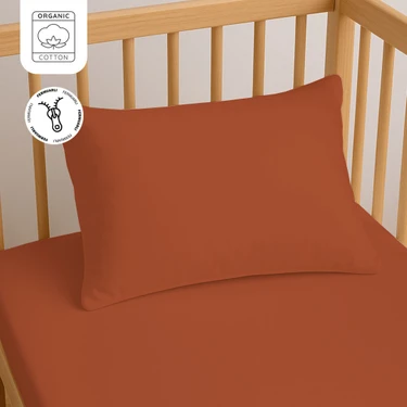 Lief Home %100 Pamuk Fermuarlı Bebek Yastık Kılıfı 35X45 cm (2 Adet) – Doğal &
