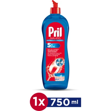 Pril Extra Kurutma Etkili Bulaşık Makinesi Parlatıcı 750 ml Cam Koruma Formülü