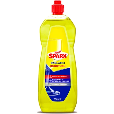 Asperox Sparx Bulaşık Makinesi Partlatıcı & Kurutucu Sirkeli ve Limonlu 750
