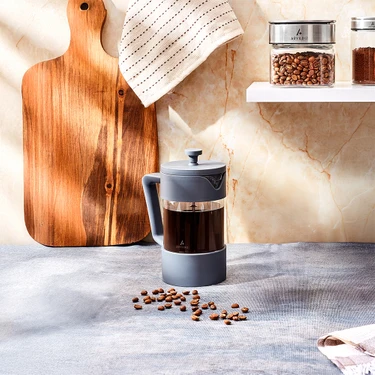 Aryıldız Doppio Grey French Press 350