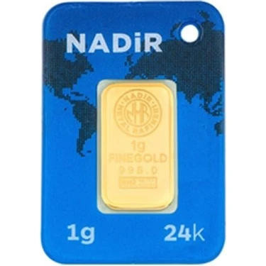 AgaKulche 1 gr 995 24 Ayar Nadir Külçe